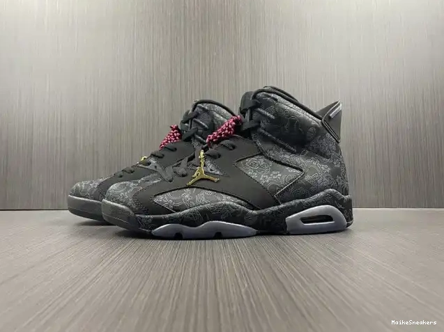 MaikeSneakers SD DB9818-001 6 (W) Triple Retro Jordan Black 0608